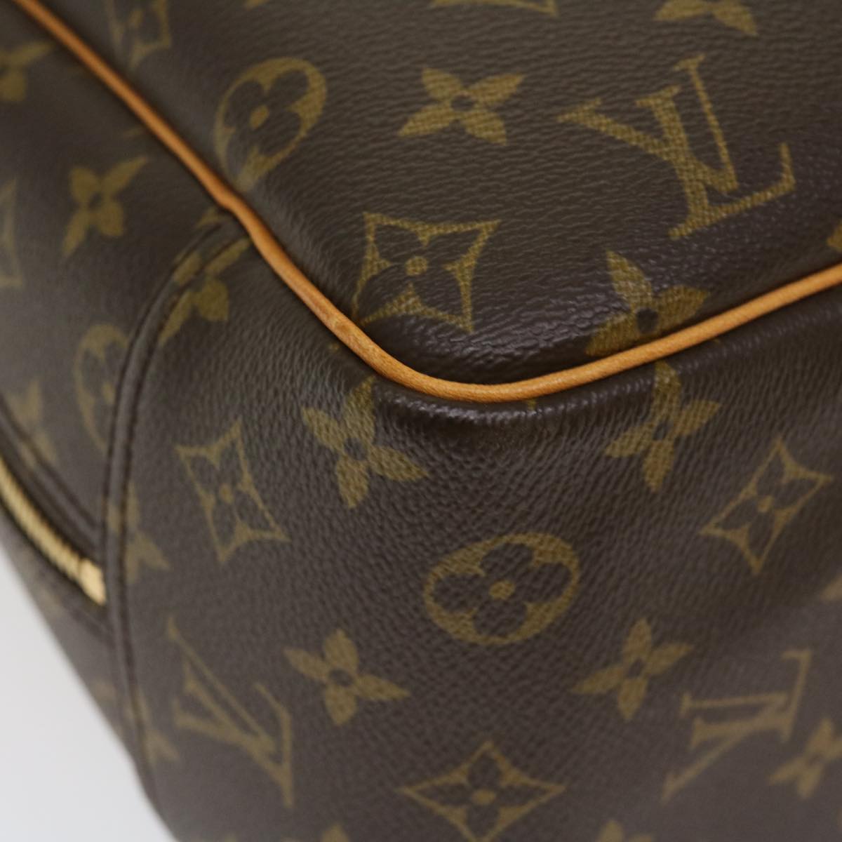 LOUIS VUITTON Monogram Deauville Hand Bag M47270 LV Auth 38427