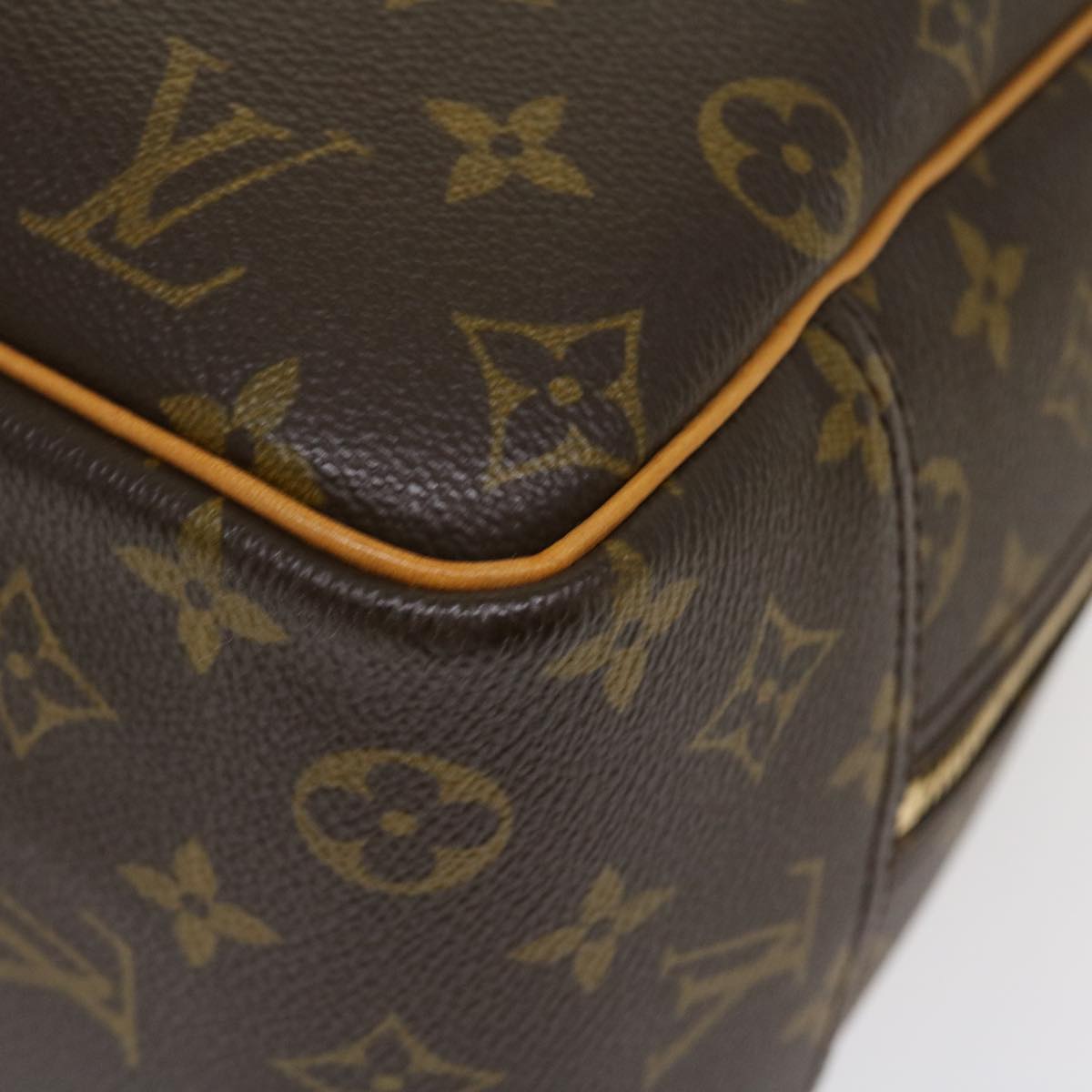 LOUIS VUITTON Monogram Deauville Hand Bag M47270 LV Auth 38427