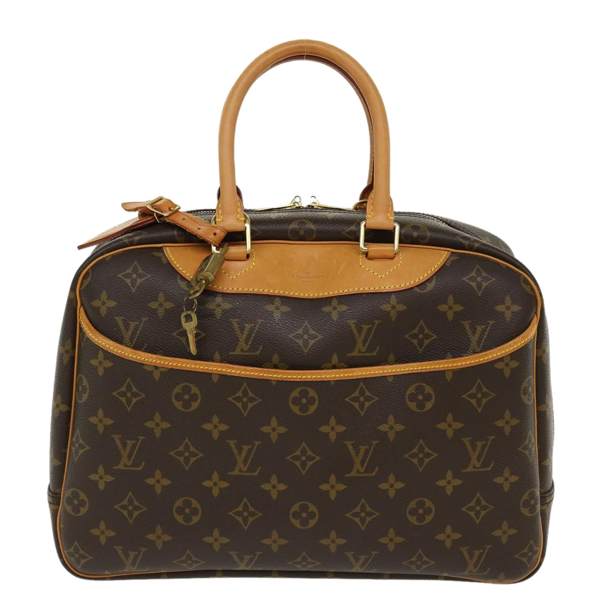 LOUIS VUITTON Monogram Deauville Hand Bag M47270 LV Auth 38427