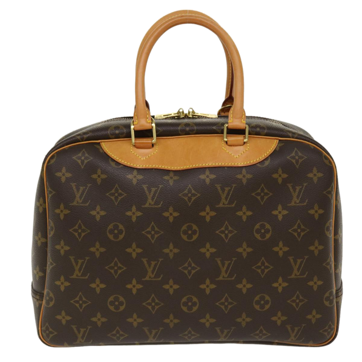 LOUIS VUITTON Monogram Deauville Hand Bag M47270 LV Auth 38427