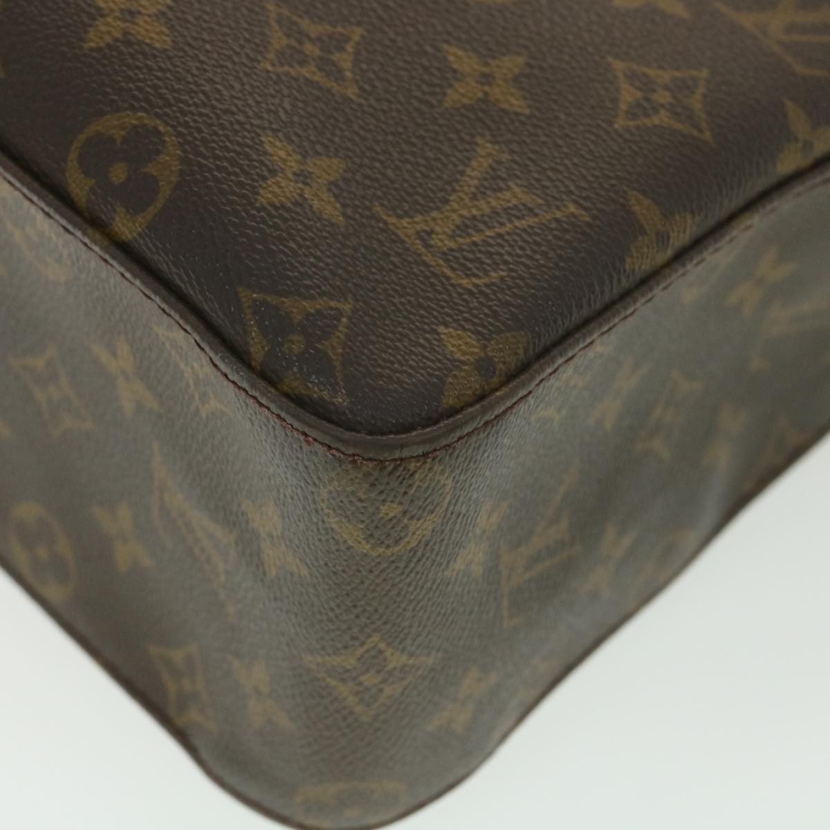 LOUIS VUITTON Monogram Looping GM Shoulder Bag M51145 LV Auth 38454