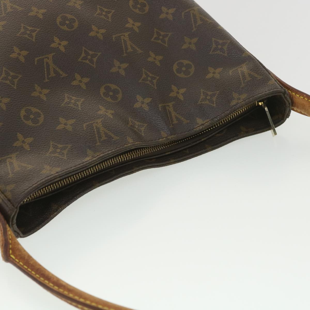 LOUIS VUITTON Monogram Looping GM Shoulder Bag M51145 LV Auth 38454