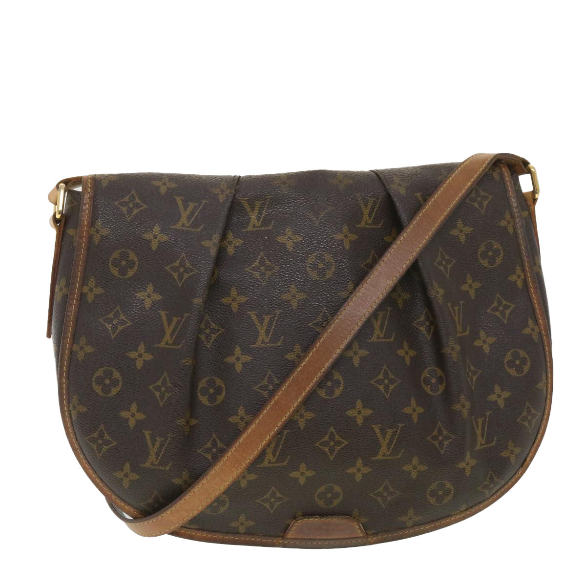 LOUIS VUITTON Monogram Menilmontant MM Shoulder Bag M40473 LV Auth 38458