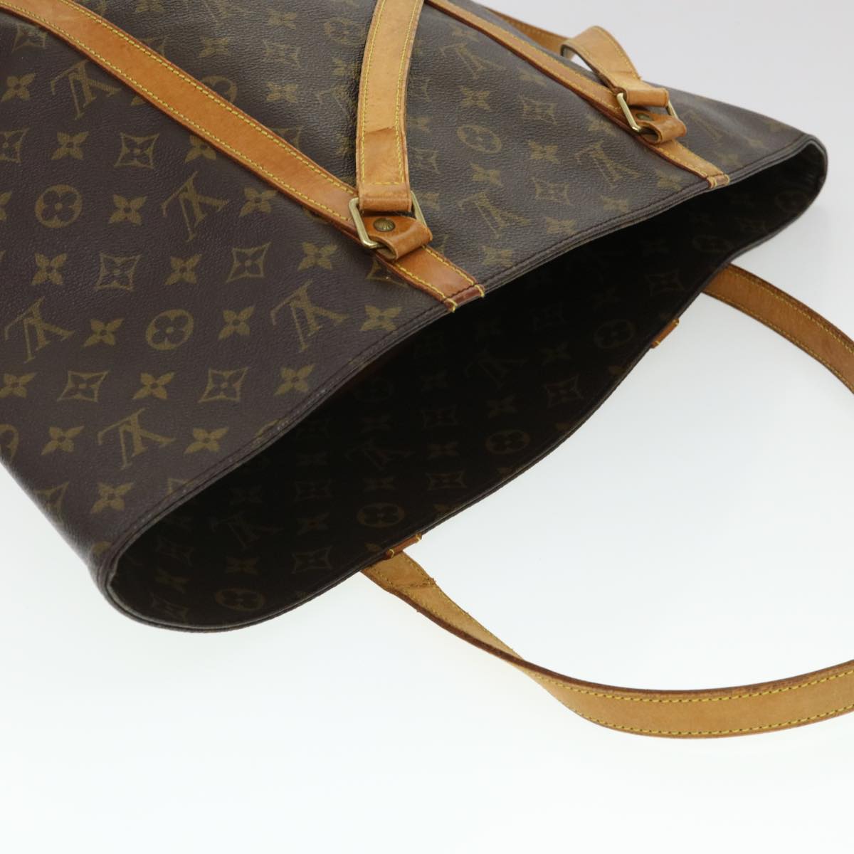 LOUIS VUITTON Monogram Sac Shopping Tote Bag M51108 LV Auth 38461