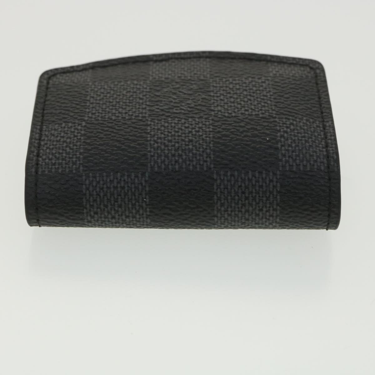 LOUIS VUITTON Damier Graphite Cuff Case Cuffs Padlock Key Type Ag925 Auth 38473