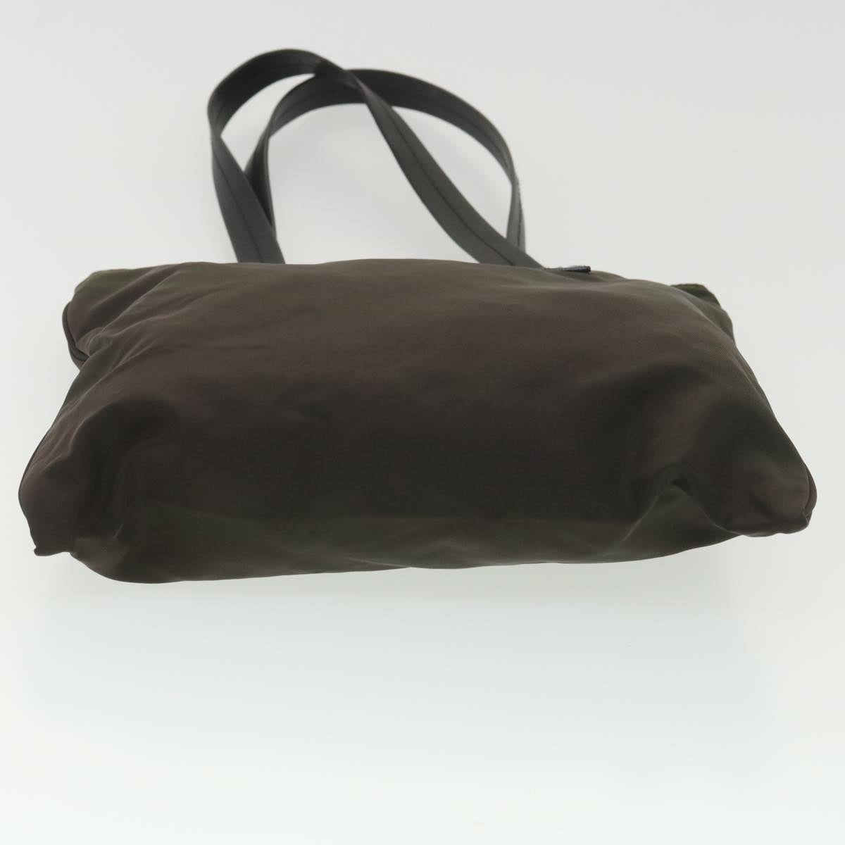 PRADA Shoulder Bag Nylon Khaki Auth 38478