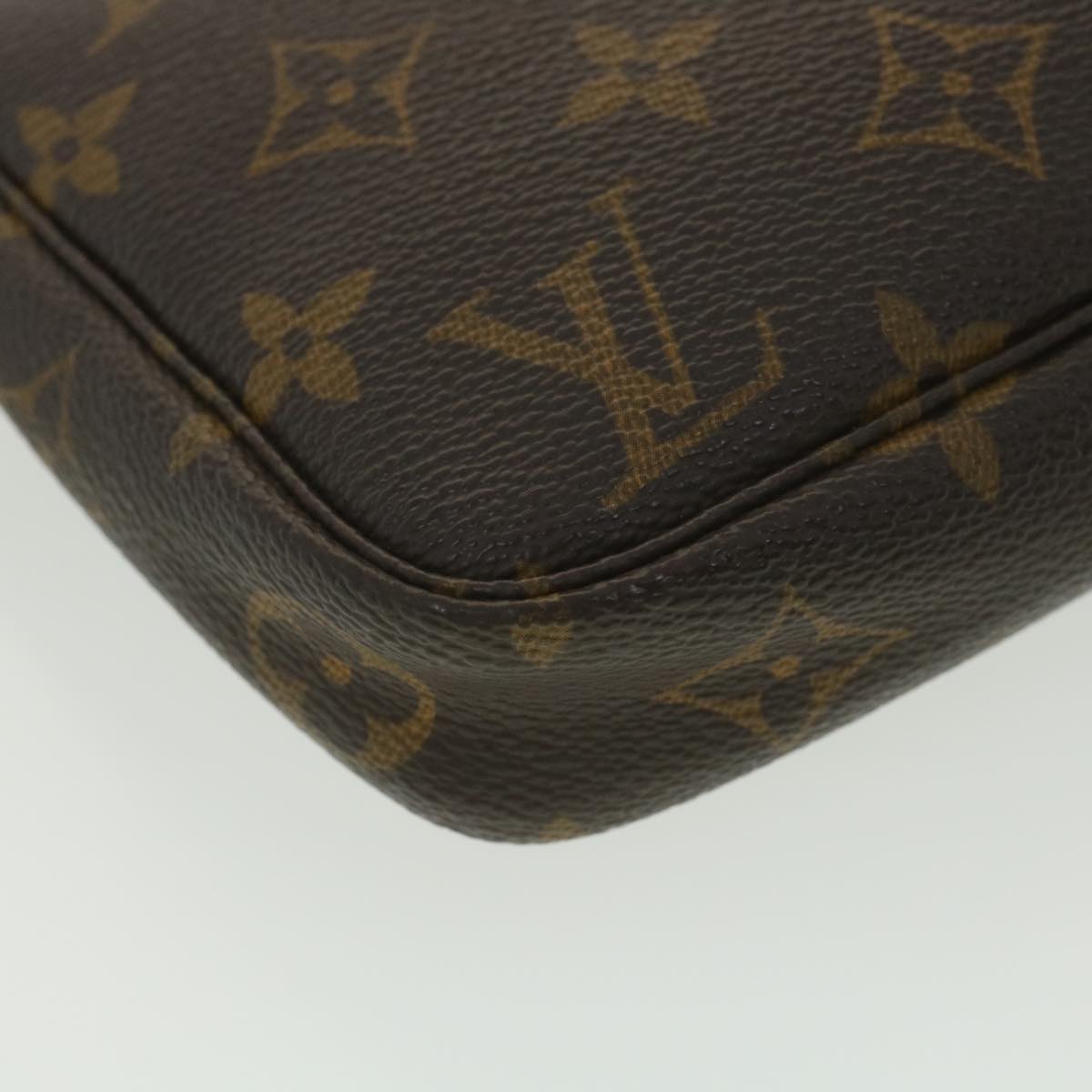 LOUIS VUITTON Monogram Pochette Accessoires Pouch M51980 LV Auth 38481