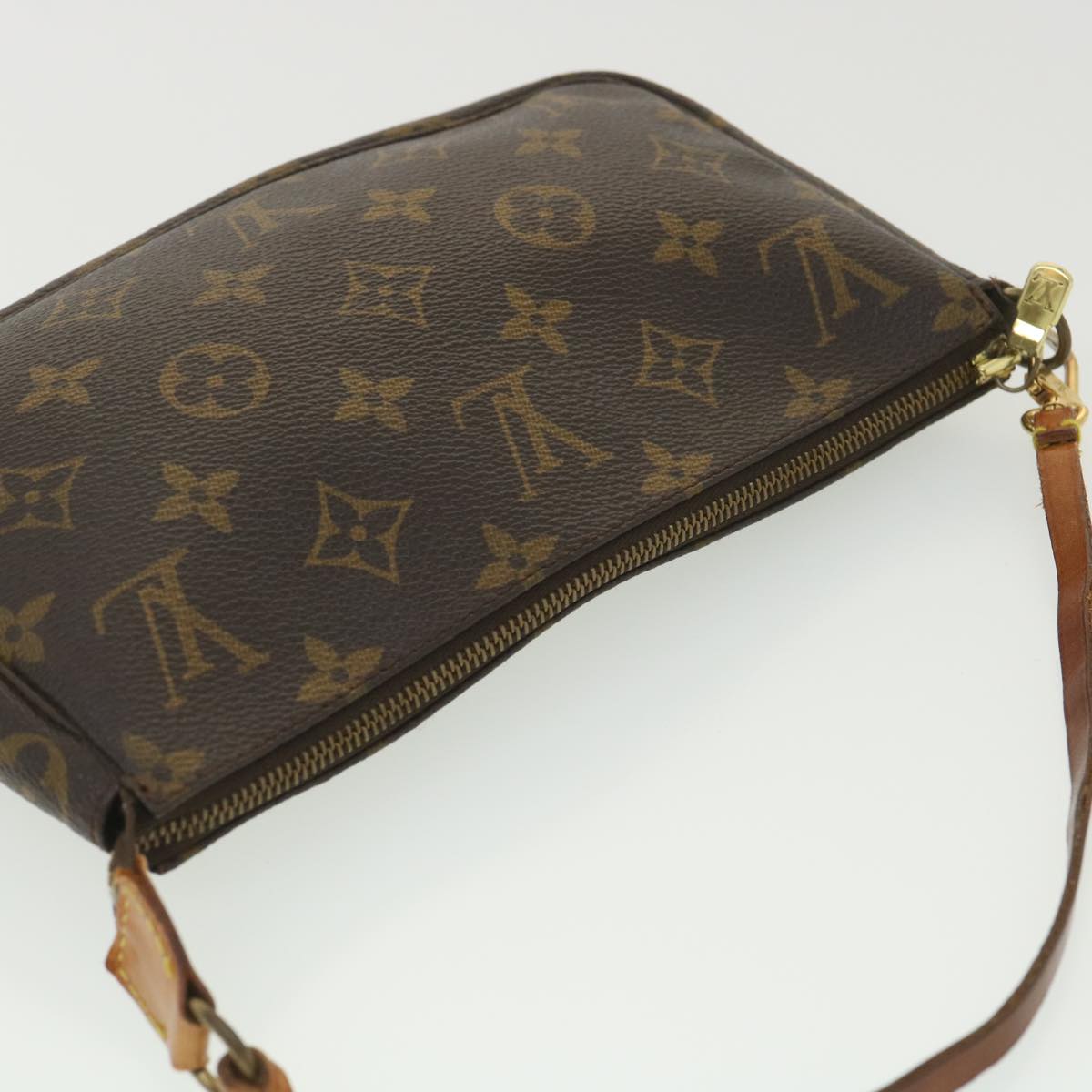 LOUIS VUITTON Monogram Pochette Accessoires Pouch M51980 LV Auth 38481