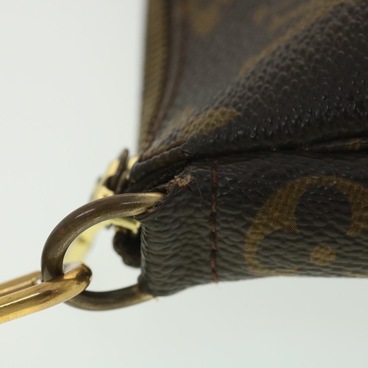 LOUIS VUITTON Monogram Pochette Accessoires Pouch M51980 LV Auth 38481