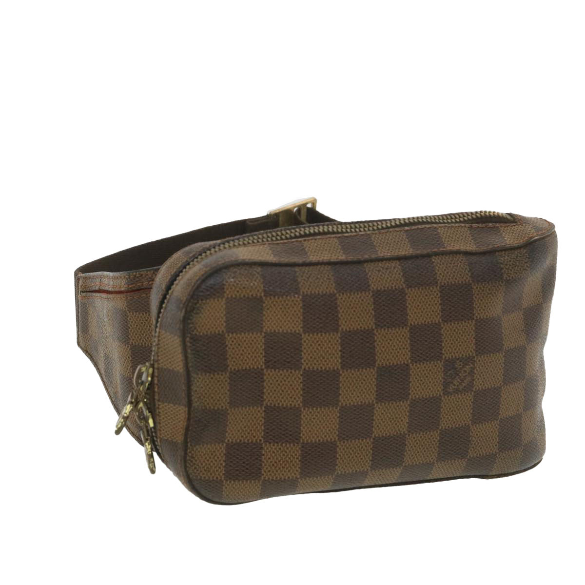 LOUIS VUITTON Damier Ebene Geronimos Shoulder Bag N51994 LV Auth 38512