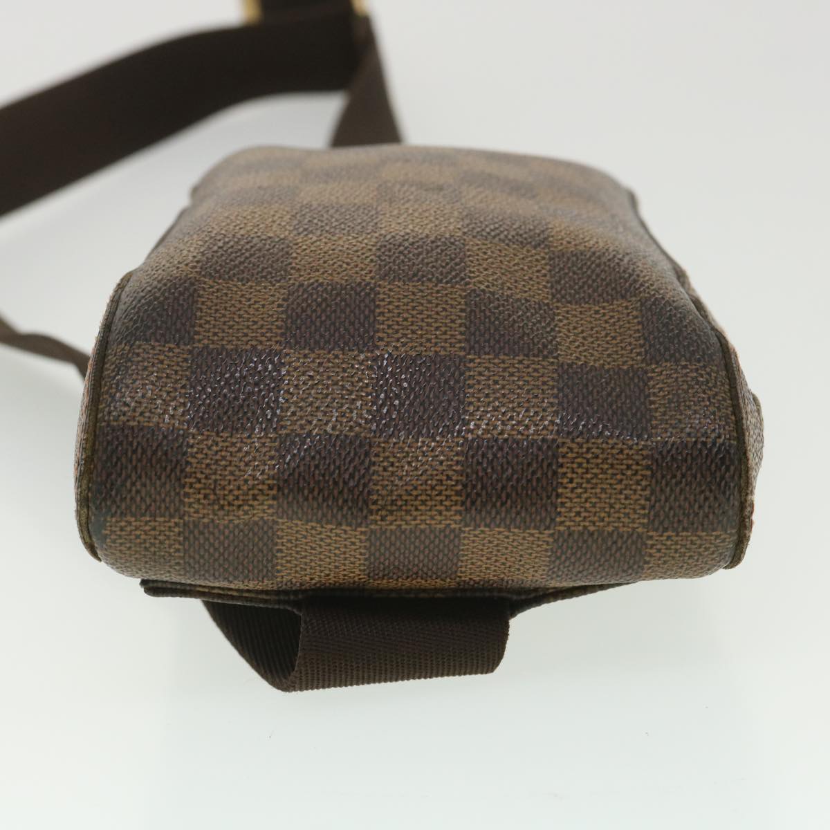 LOUIS VUITTON Damier Ebene Geronimos Shoulder Bag N51994 LV Auth 38512