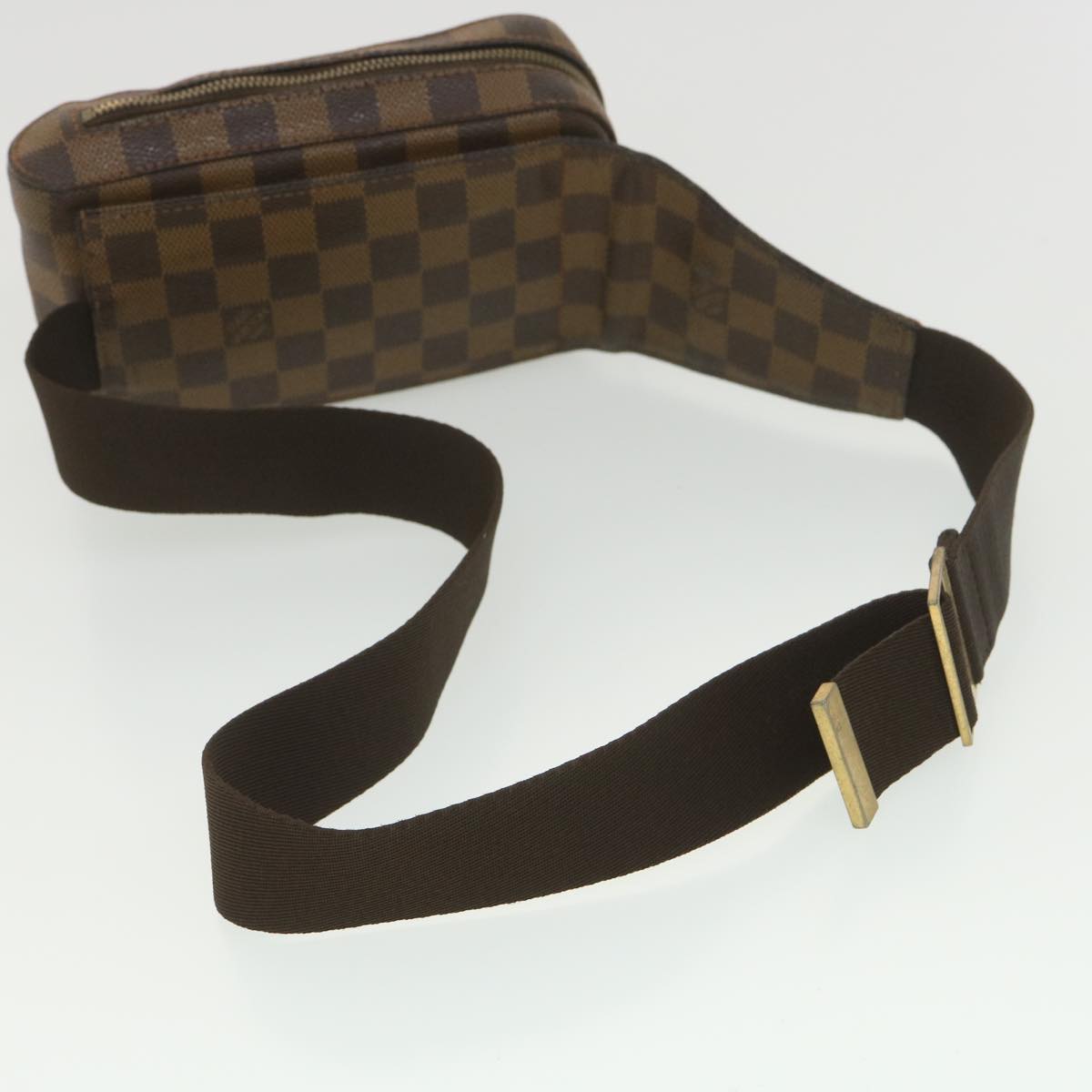 LOUIS VUITTON Damier Ebene Geronimos Shoulder Bag N51994 LV Auth 38512