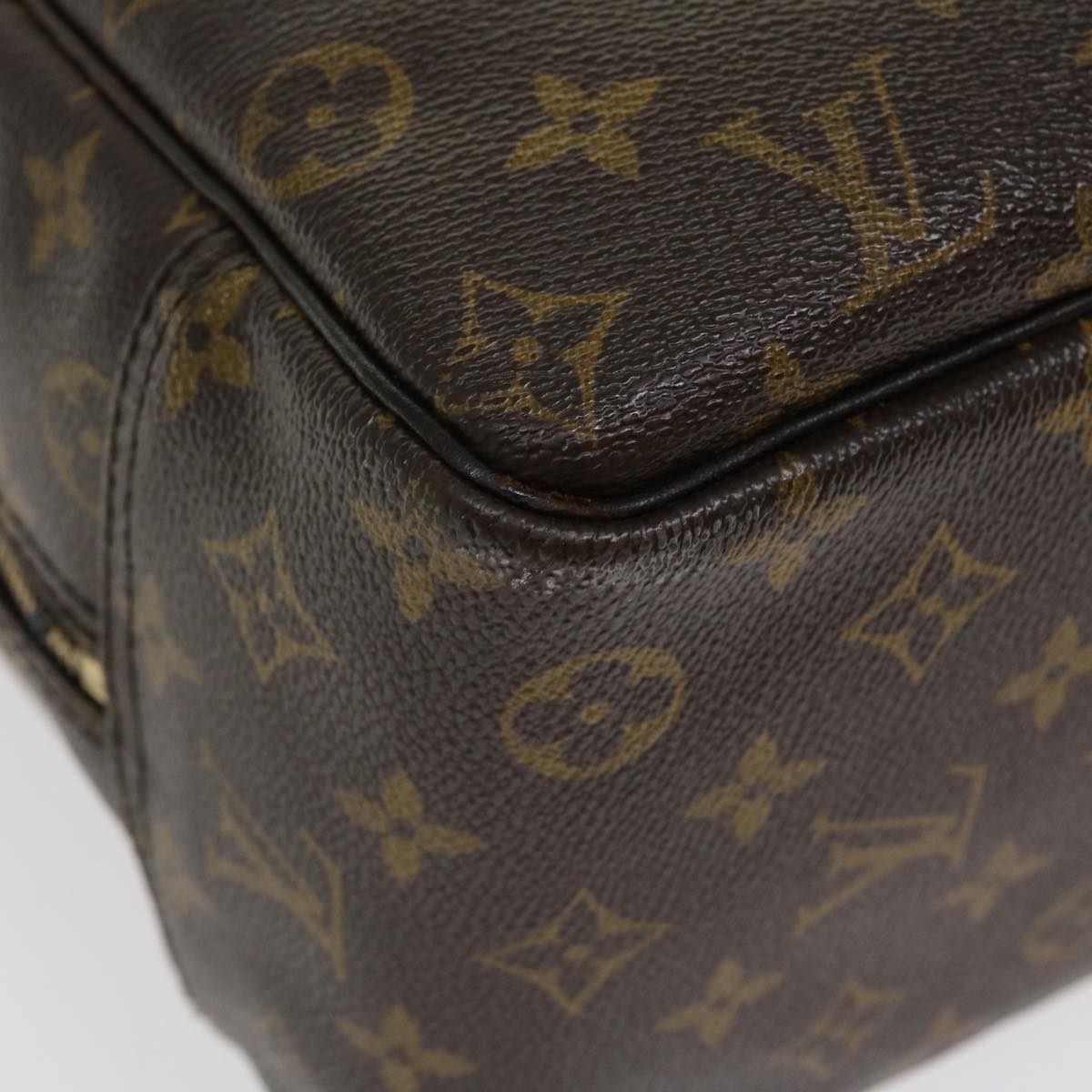 LOUIS VUITTON Monogram Deauville Hand Bag M47270 LV Auth 38517