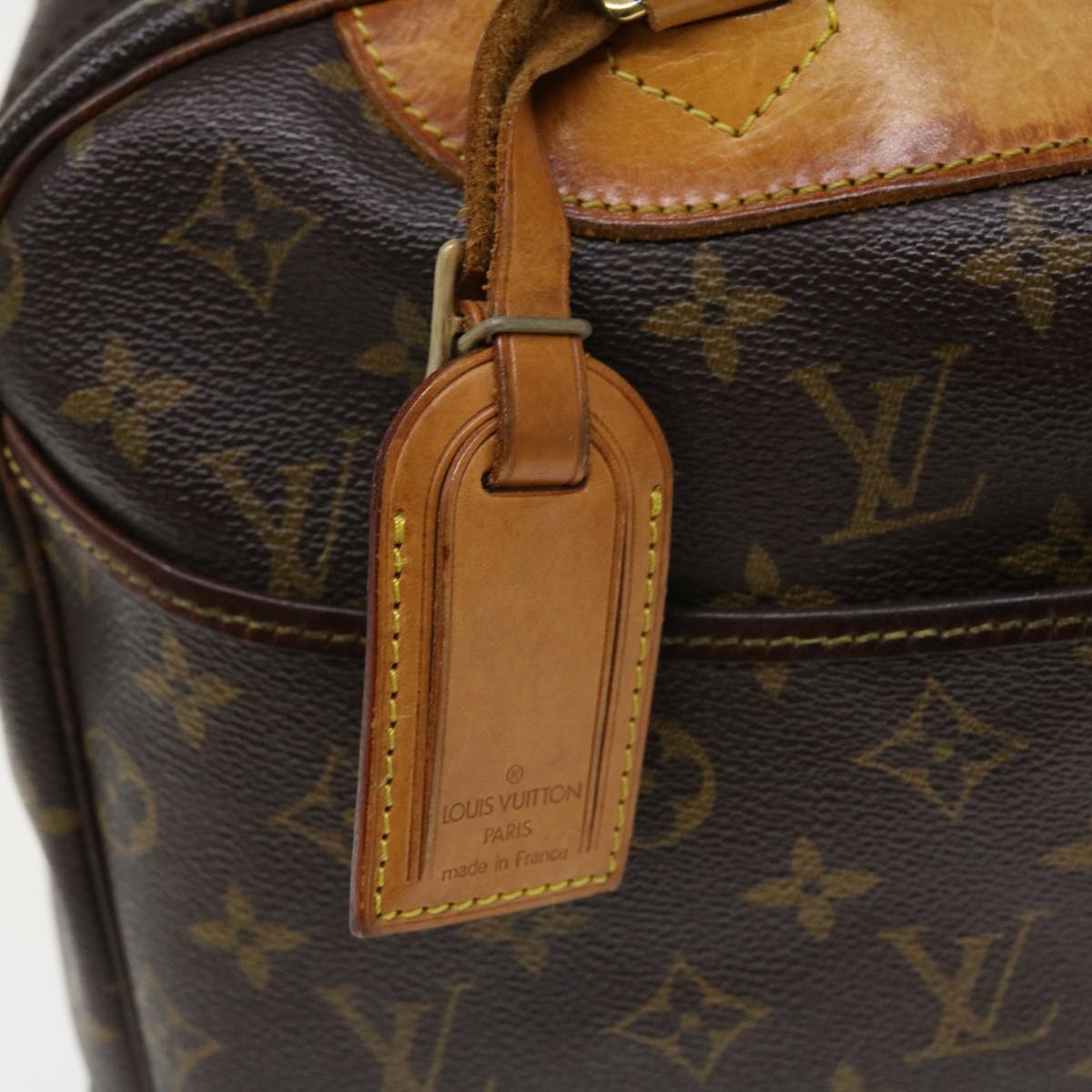 LOUIS VUITTON Monogram Deauville Hand Bag M47270 LV Auth 38517