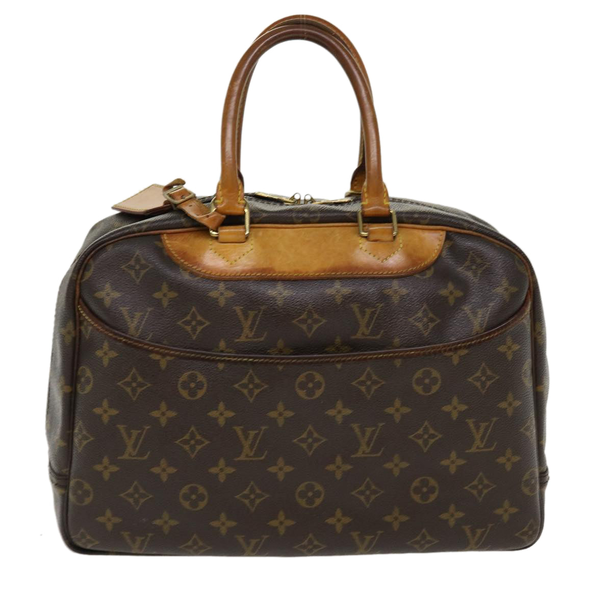 LOUIS VUITTON Monogram Deauville Hand Bag M47270 LV Auth 38517