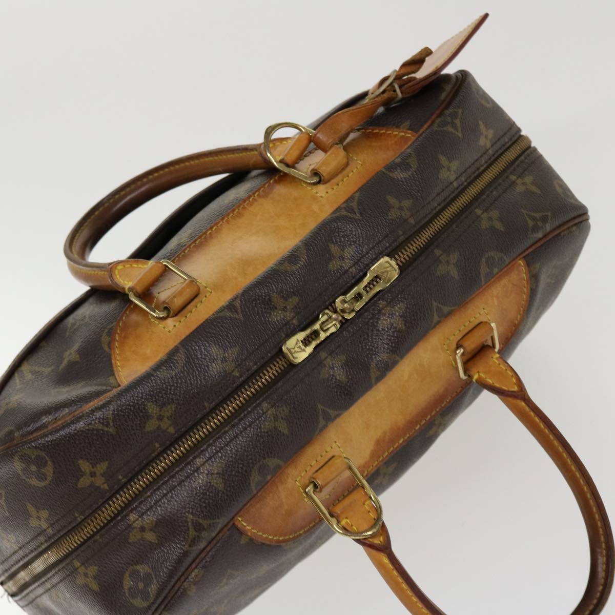 LOUIS VUITTON Monogram Deauville Hand Bag M47270 LV Auth 38517