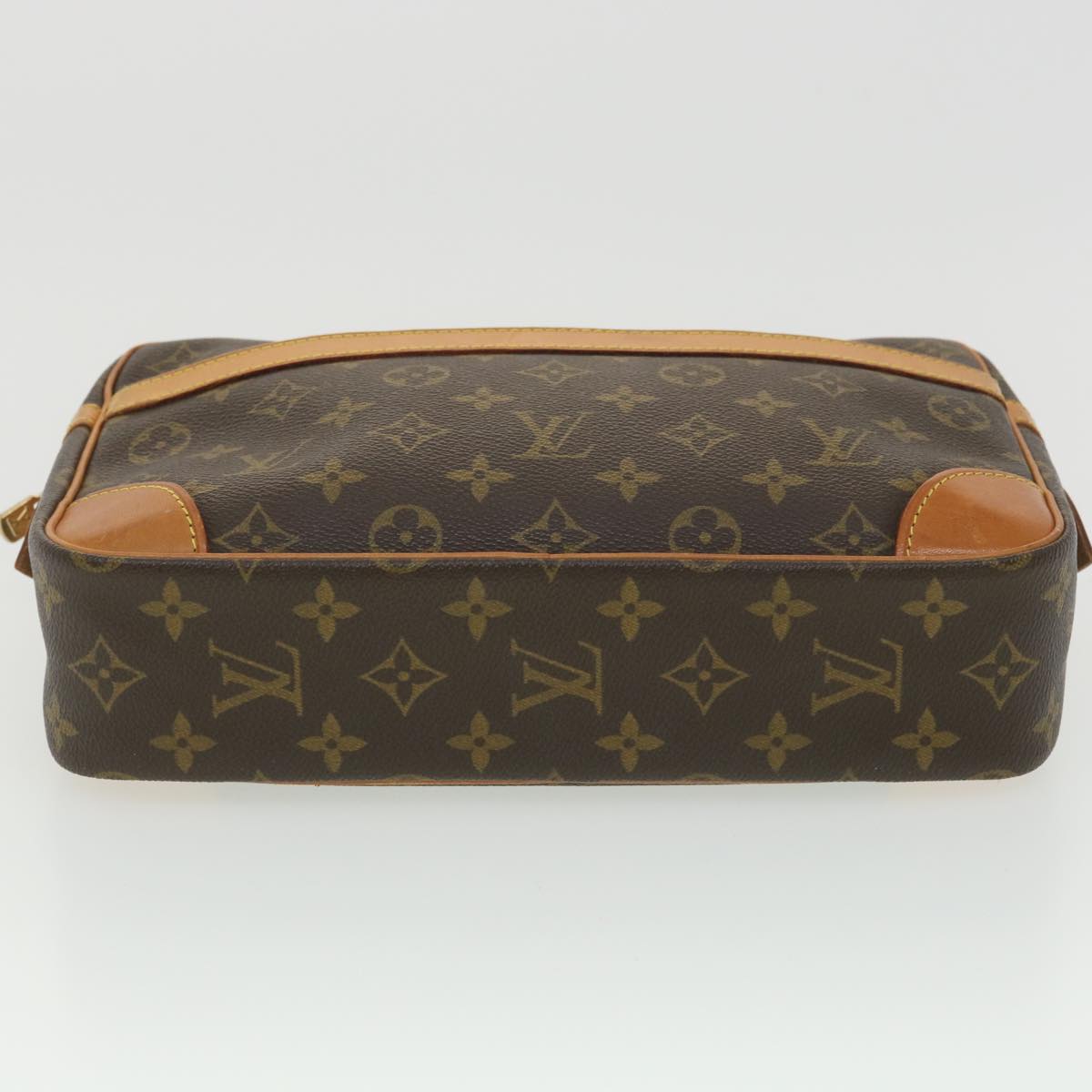 LOUIS VUITTON Monogram Compiegne 28 Clutch Bag M51845 LV Auth 38531