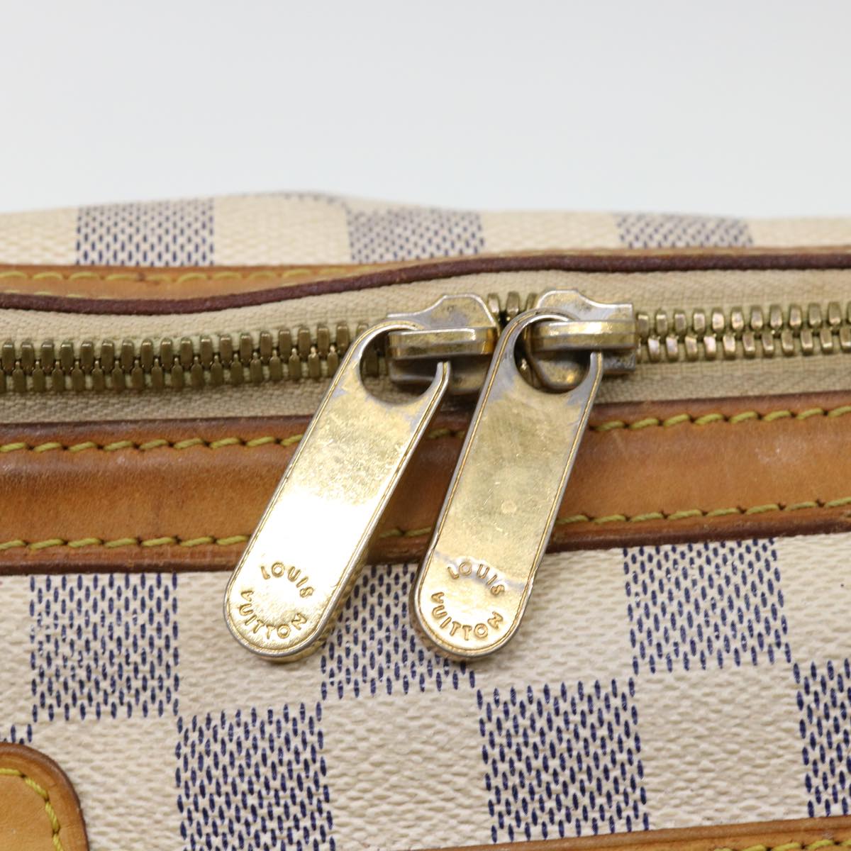 LOUIS VUITTON Damier Azur Berkeley Hand Bag N52001 LV Auth 38535