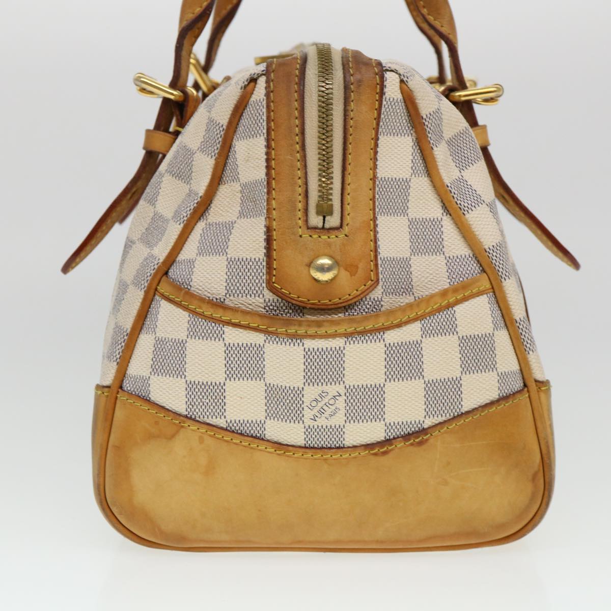 LOUIS VUITTON Damier Azur Berkeley Hand Bag N52001 LV Auth 38535