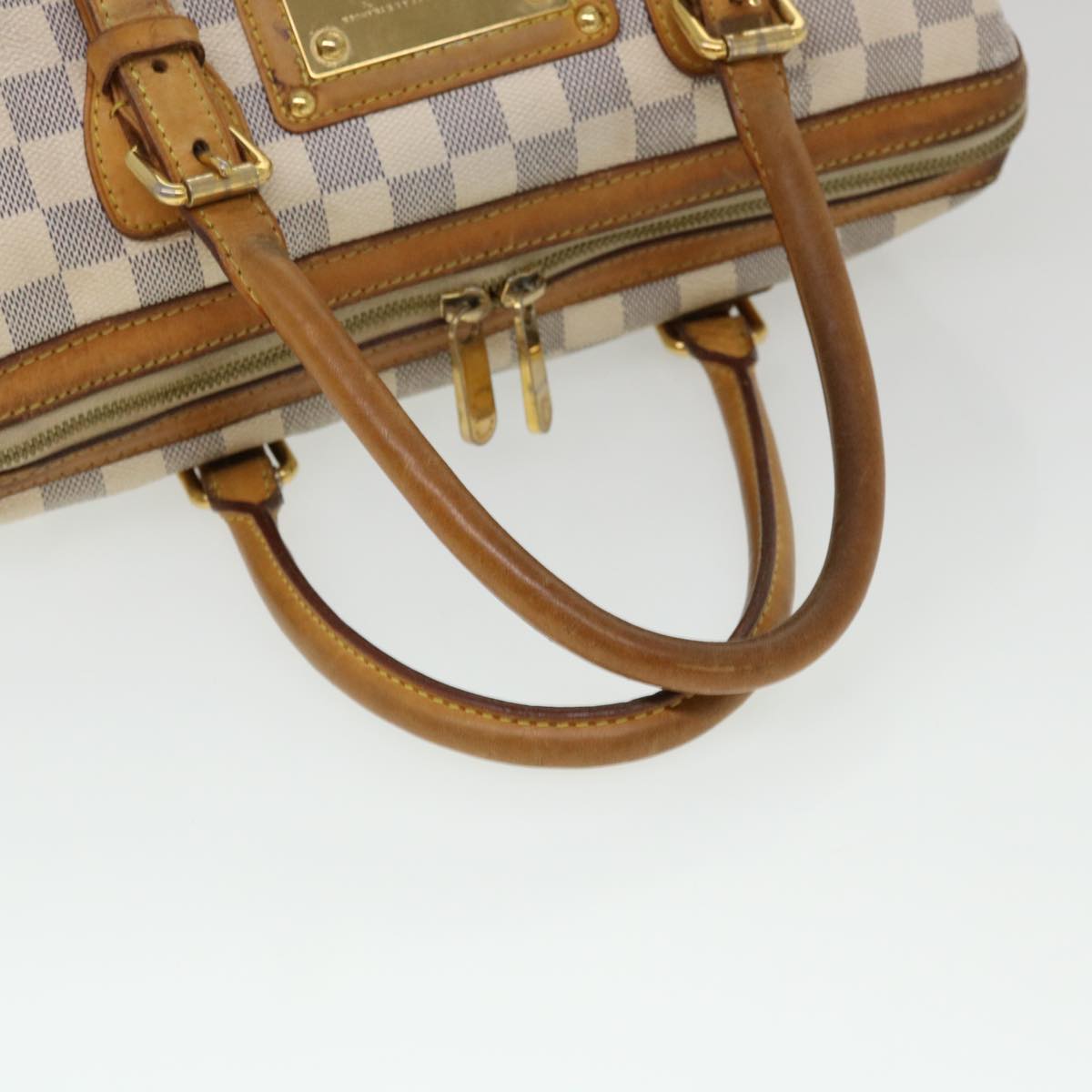 LOUIS VUITTON Damier Azur Berkeley Hand Bag N52001 LV Auth 38535