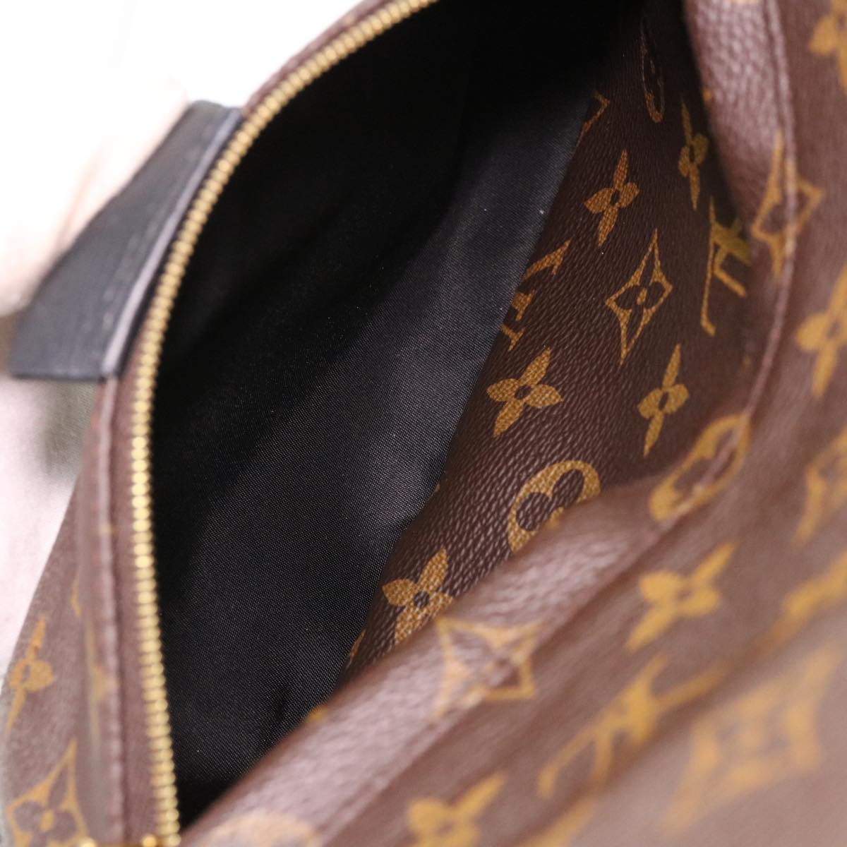 LOUIS VUITTON Monogram Palm Springs MM Backpack M44874 LV Auth 38537