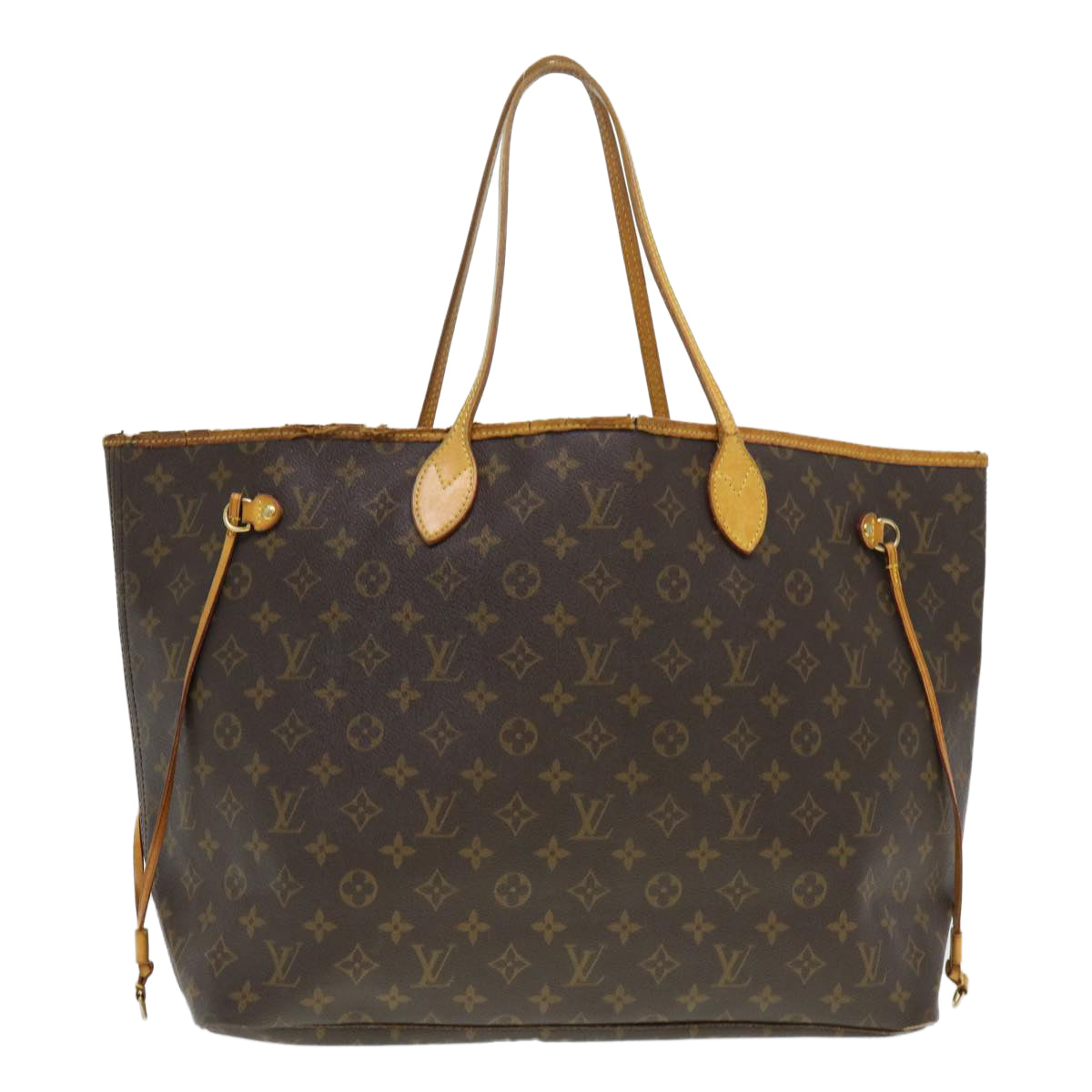 LOUIS VUITTON Monogram Neverfull GM Tote Bag M40157 LV Auth 38538