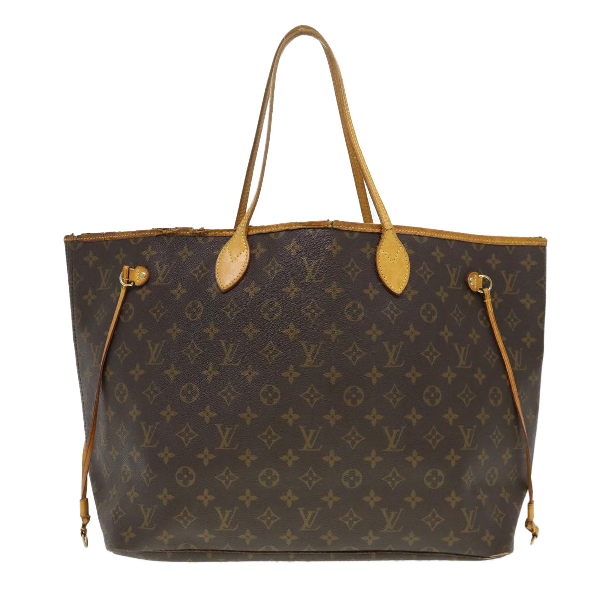 LOUIS VUITTON Monogram Neverfull GM Tote Bag M40157 LV Auth 38538