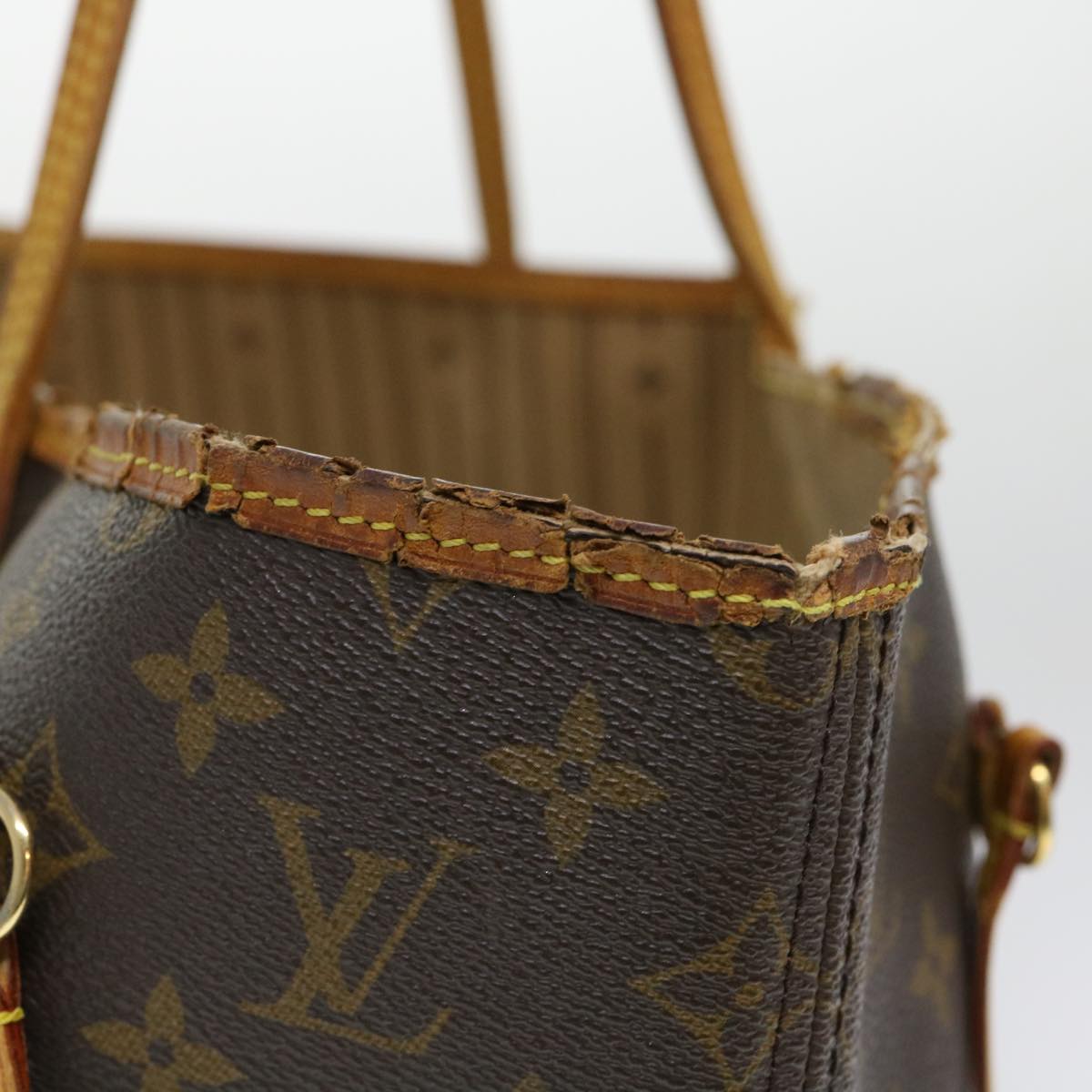 LOUIS VUITTON Monogram Neverfull GM Tote Bag M40157 LV Auth 38538