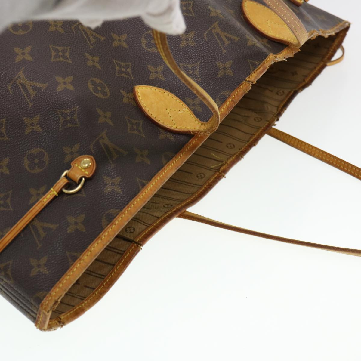 LOUIS VUITTON Monogram Neverfull GM Tote Bag M40157 LV Auth 38538