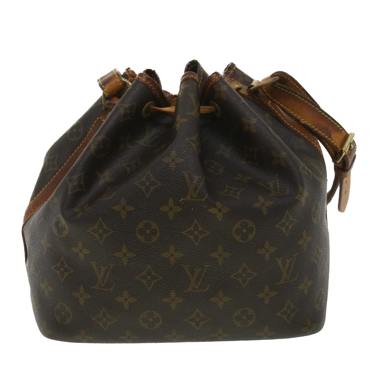 LOUIS VUITTON Monogram Petit Noe Shoulder Bag M42226 LV Auth 38539