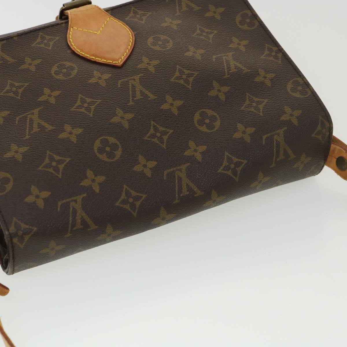 LOUIS VUITTON Monogram Cartouchiere GM Shoulder Bag M51252 LV Auth 38540