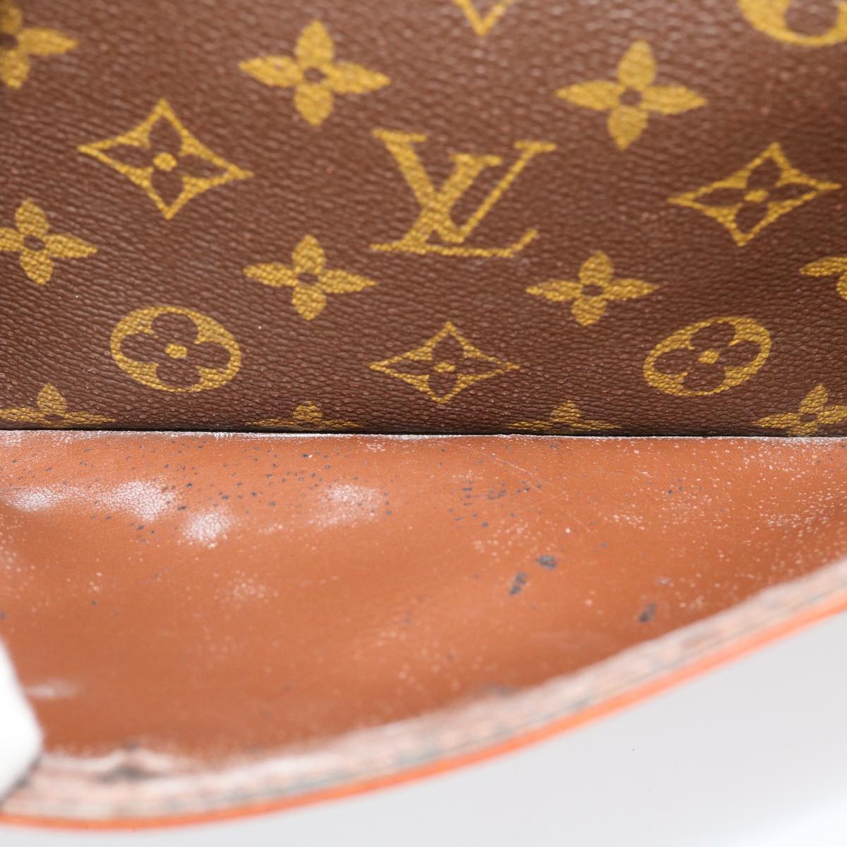 LOUIS VUITTON Monogram Compiegne 28 Clutch Bag M51845 LV Auth 38544