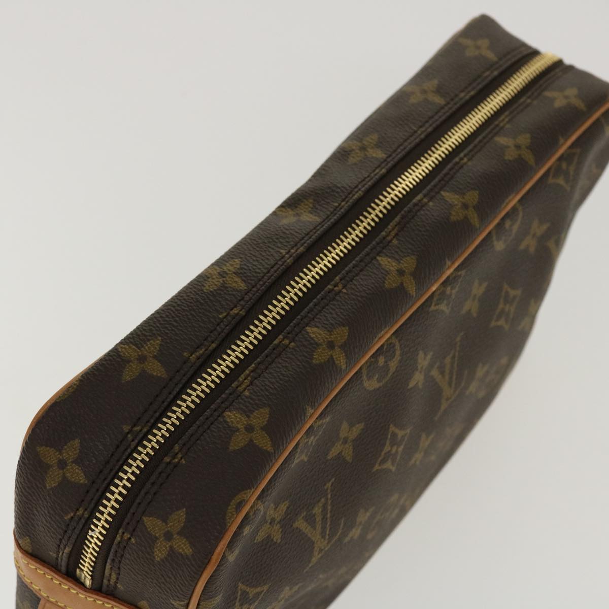 LOUIS VUITTON Monogram Compiegne 28 Clutch Bag M51845 LV Auth 38544