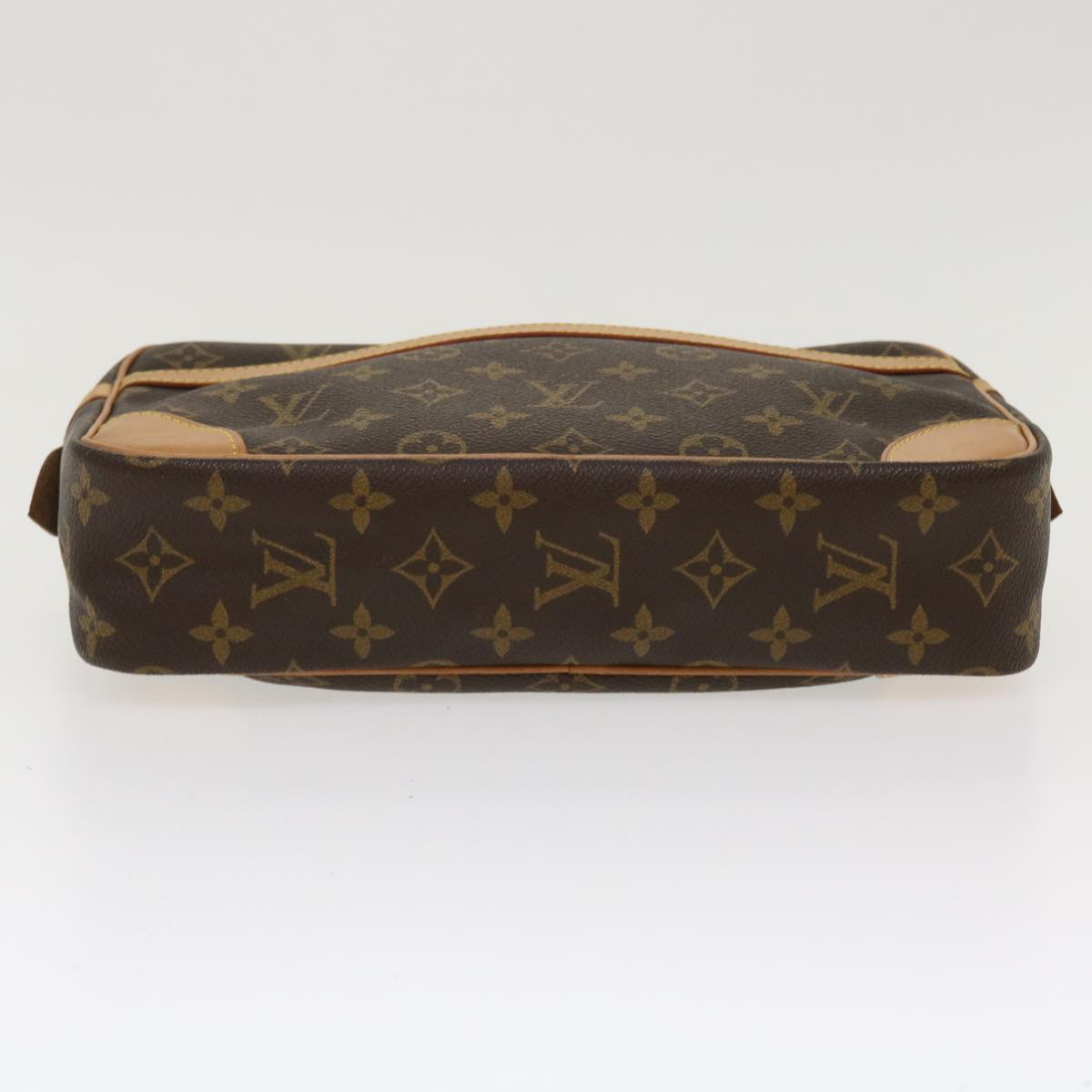 LOUIS VUITTON Monogram Compiegne 28 Clutch Bag M51845 LV Auth 38544