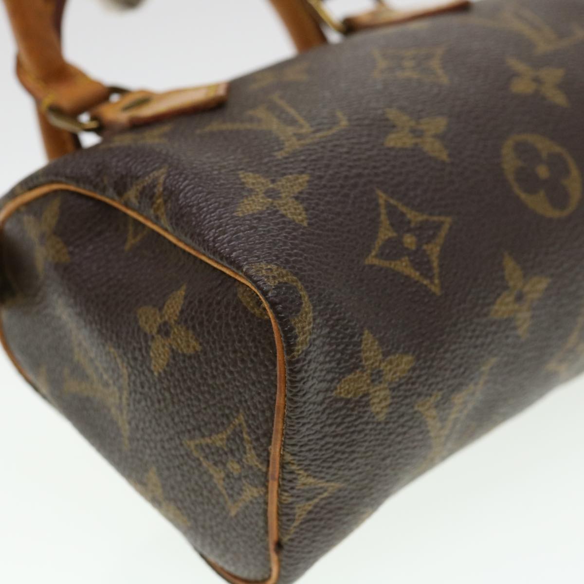 LOUIS VUITTON Monogram Mini Speedy Hand Bag M41534 LV Auth 38549