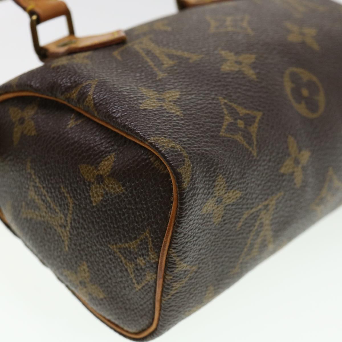 LOUIS VUITTON Monogram Mini Speedy Hand Bag M41534 LV Auth 38549