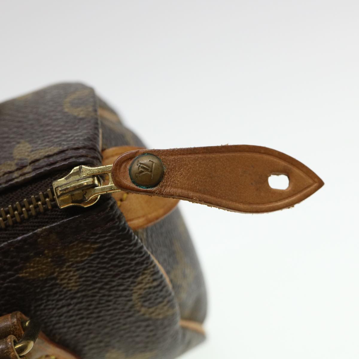 LOUIS VUITTON Monogram Mini Speedy Hand Bag M41534 LV Auth 38549