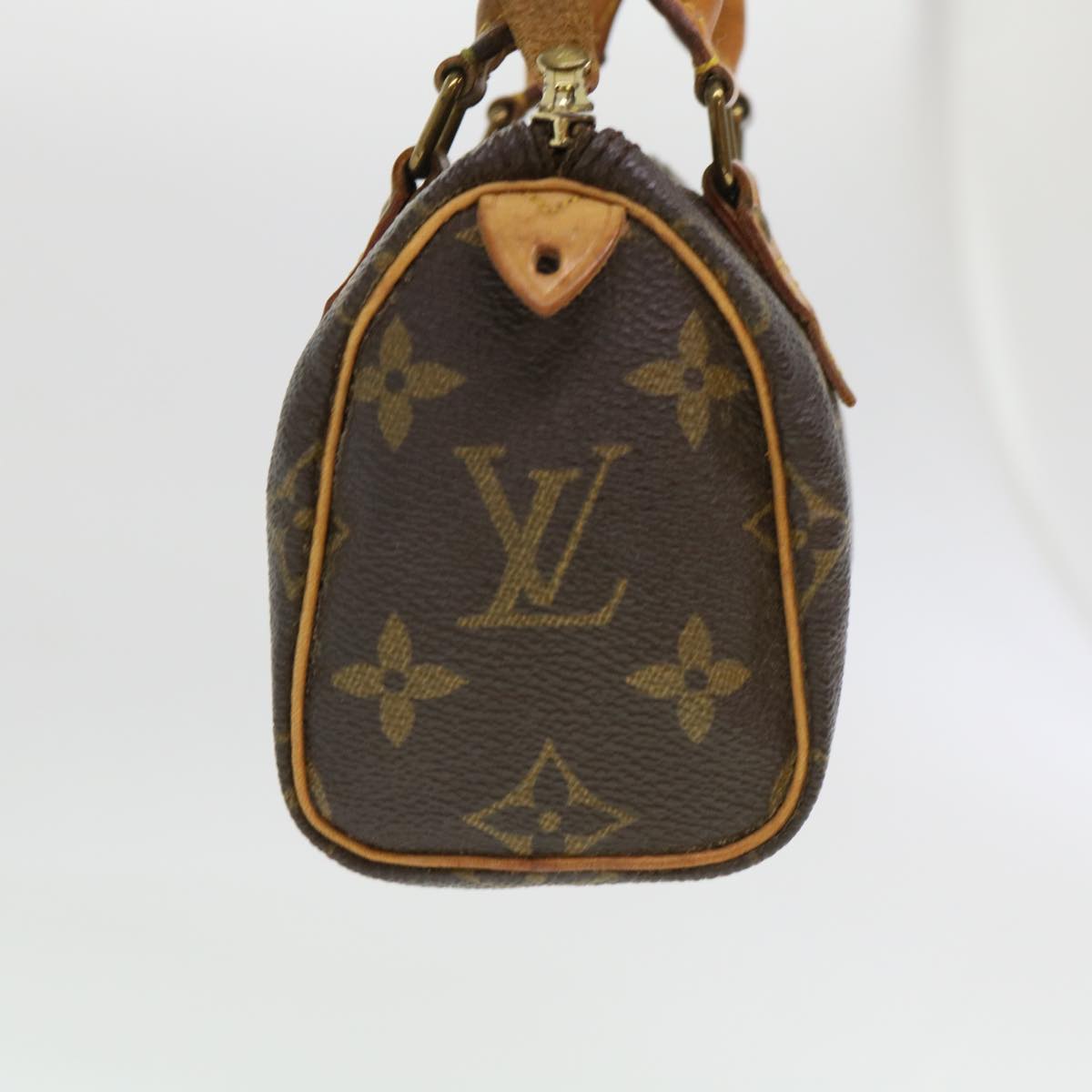 LOUIS VUITTON Monogram Mini Speedy Hand Bag M41534 LV Auth 38549