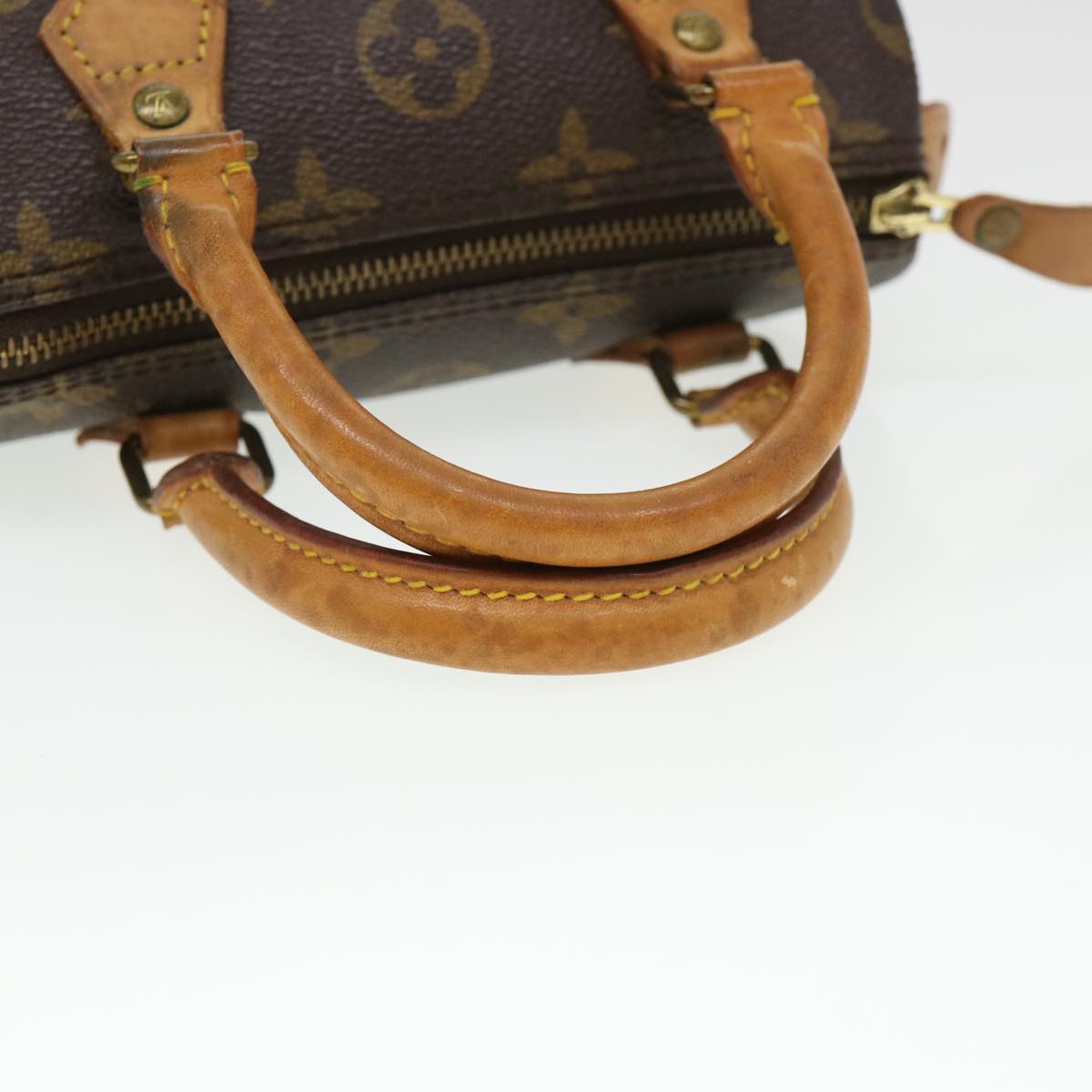 LOUIS VUITTON Monogram Mini Speedy Hand Bag M41534 LV Auth 38549