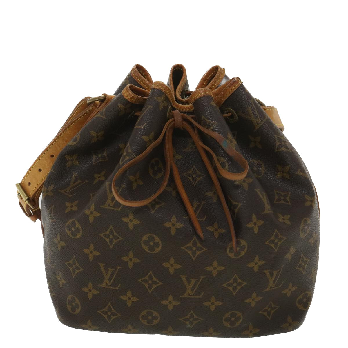 LOUIS VUITTON Monogram Petit Noe Shoulder Bag M42226 LV Auth 38571