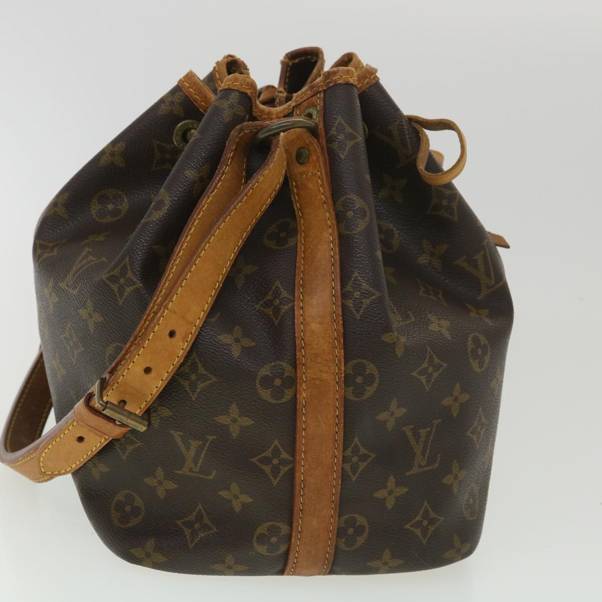 LOUIS VUITTON Monogram Petit Noe Shoulder Bag M42226 LV Auth 38572