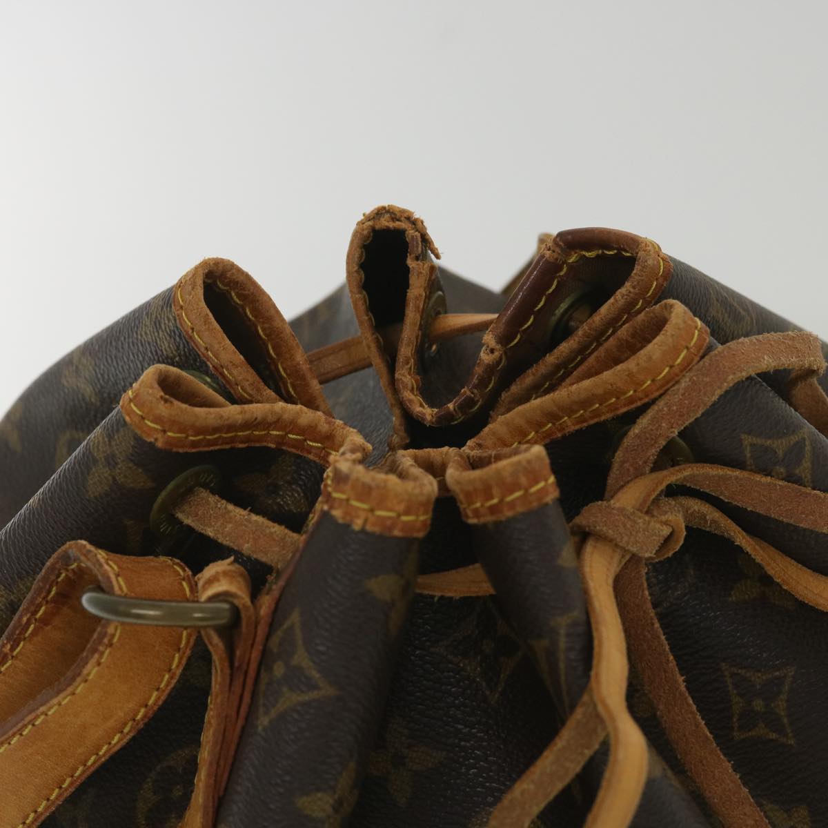 LOUIS VUITTON Monogram Petit Noe Shoulder Bag M42226 LV Auth 38572