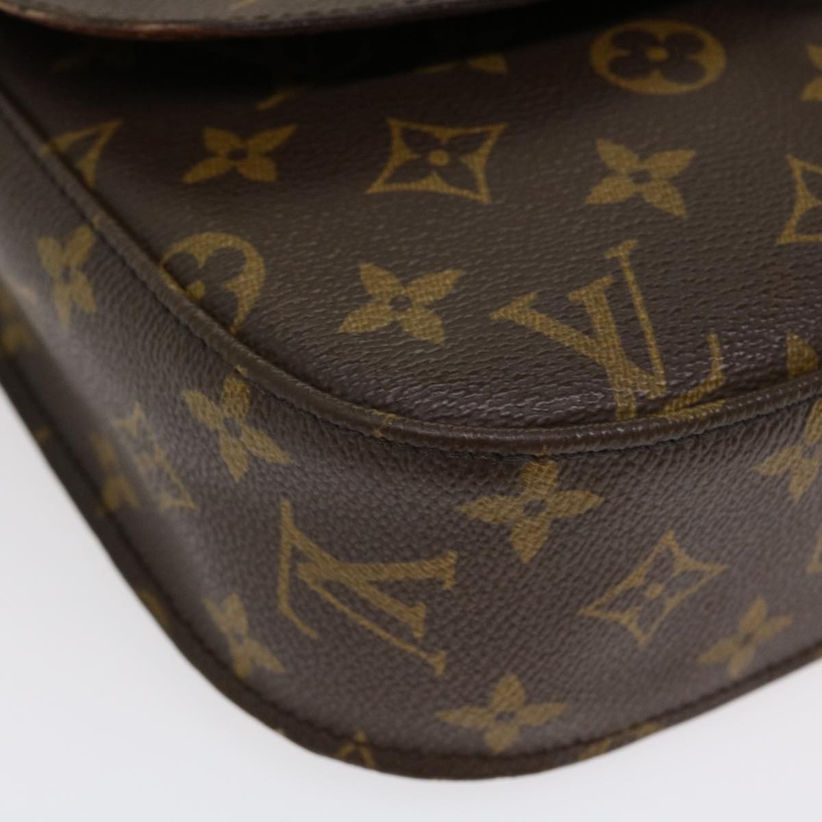 LOUIS VUITTON Monogram Saint Cloud GM Shoulder Bag M51242 LV Auth 38581