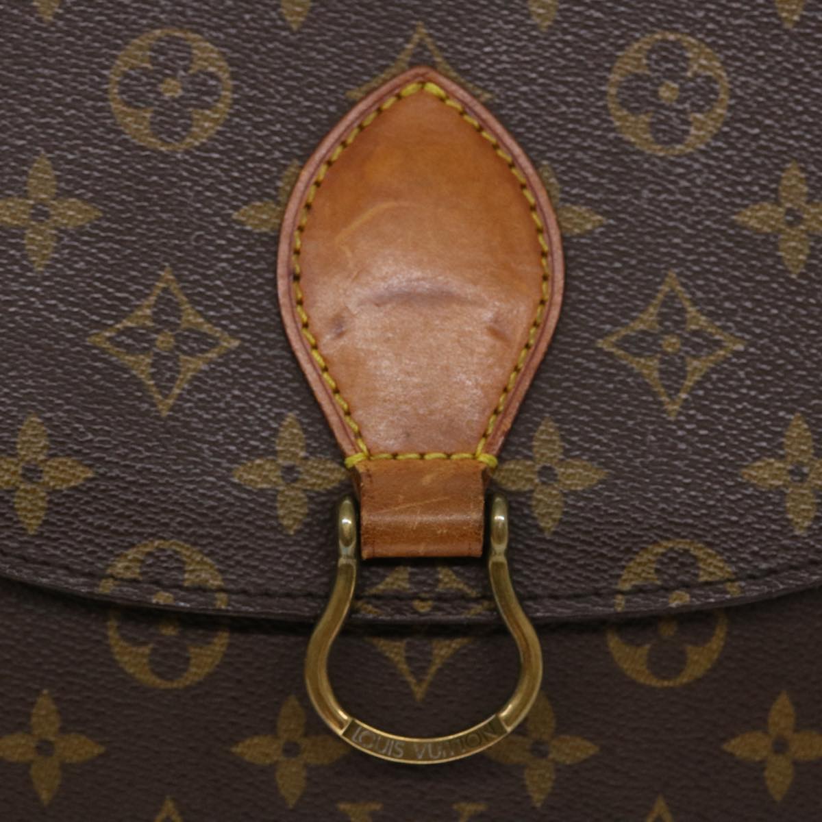 LOUIS VUITTON Monogram Saint Cloud GM Shoulder Bag M51242 LV Auth 38581