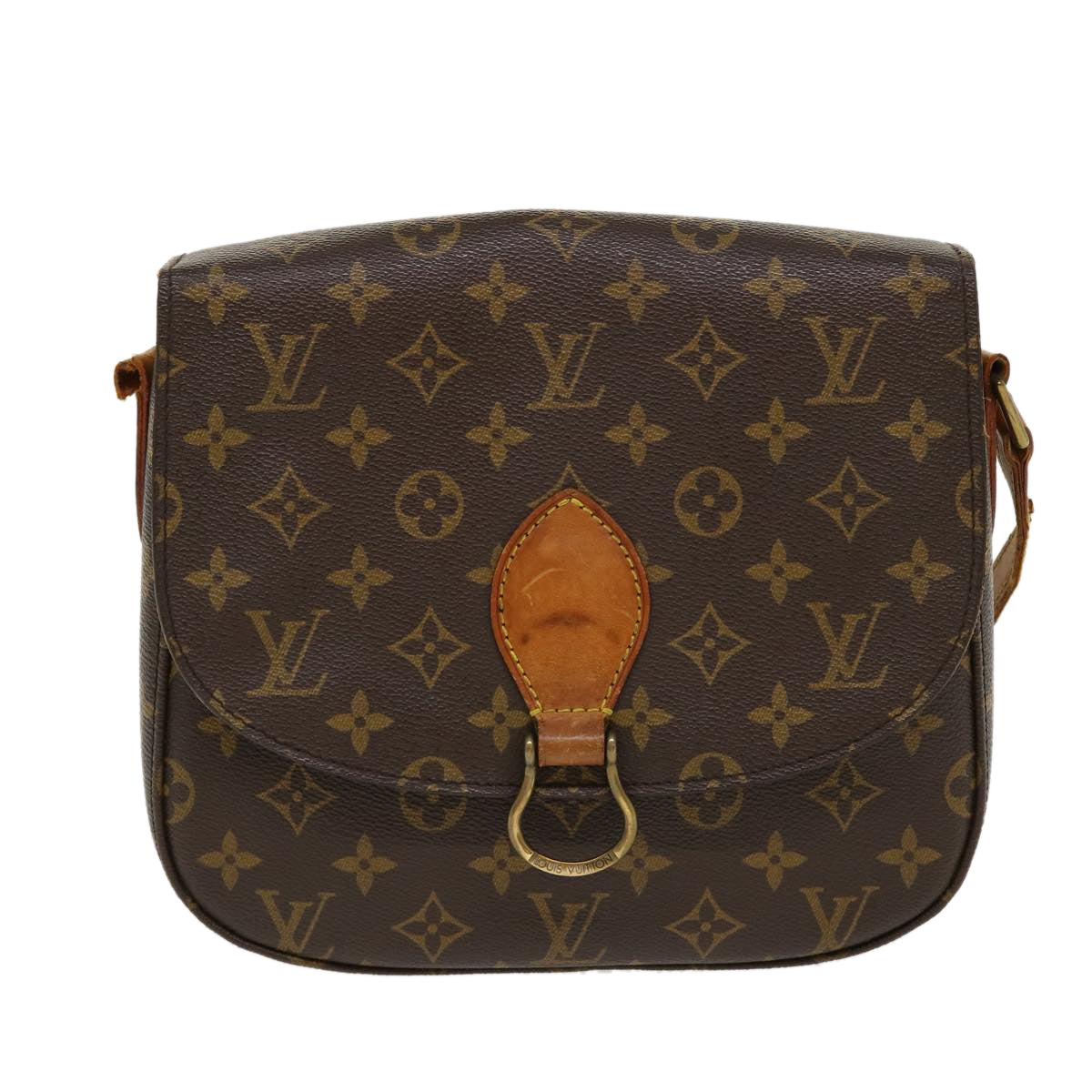 LOUIS VUITTON Monogram Saint Cloud GM Shoulder Bag M51242 LV Auth 38581