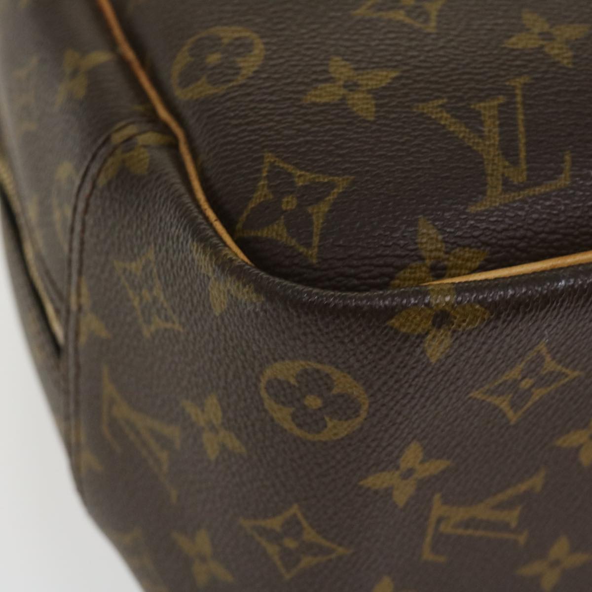 LOUIS VUITTON Monogram Deauville Hand Bag M47270 LV Auth 38589