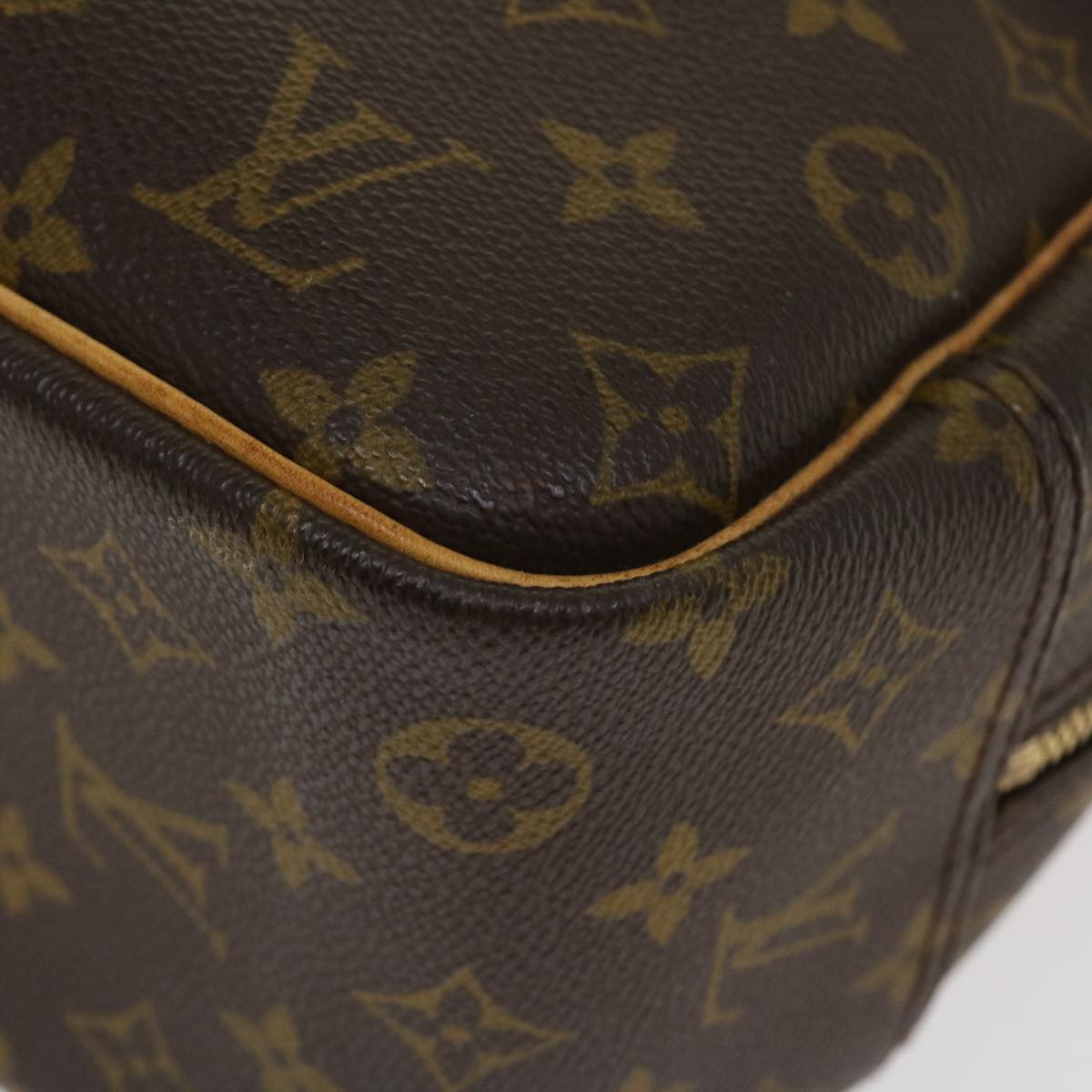 LOUIS VUITTON Monogram Deauville Hand Bag M47270 LV Auth 38589