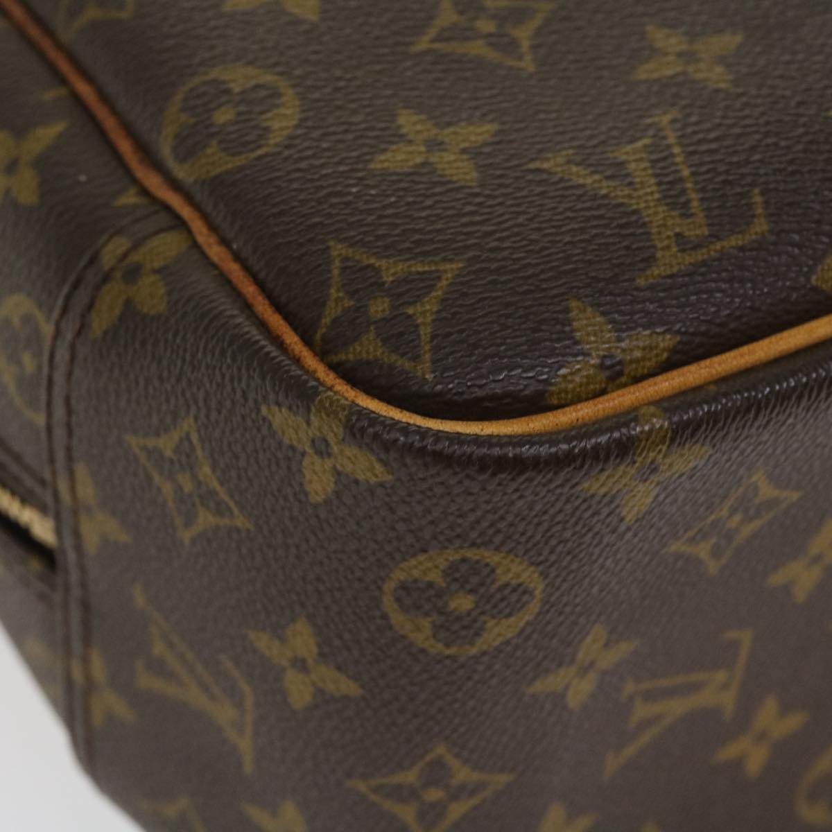 LOUIS VUITTON Monogram Deauville Hand Bag M47270 LV Auth 38589