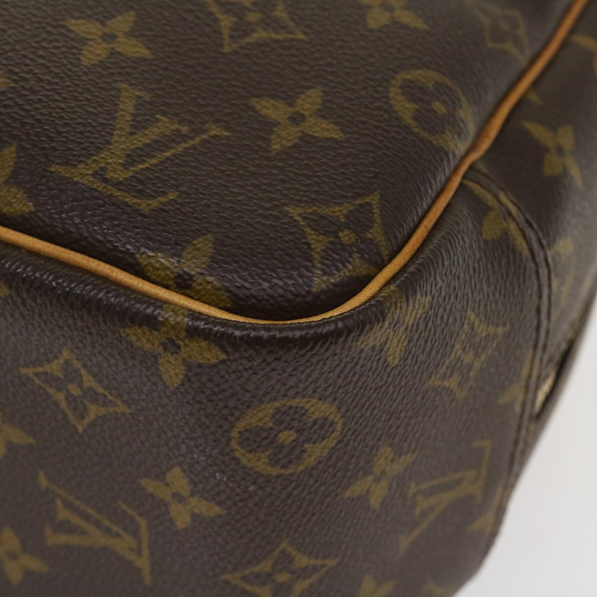 LOUIS VUITTON Monogram Deauville Hand Bag M47270 LV Auth 38589