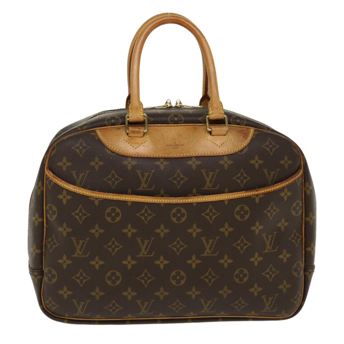 LOUIS VUITTON Monogram Deauville Hand Bag M47270 LV Auth 38589